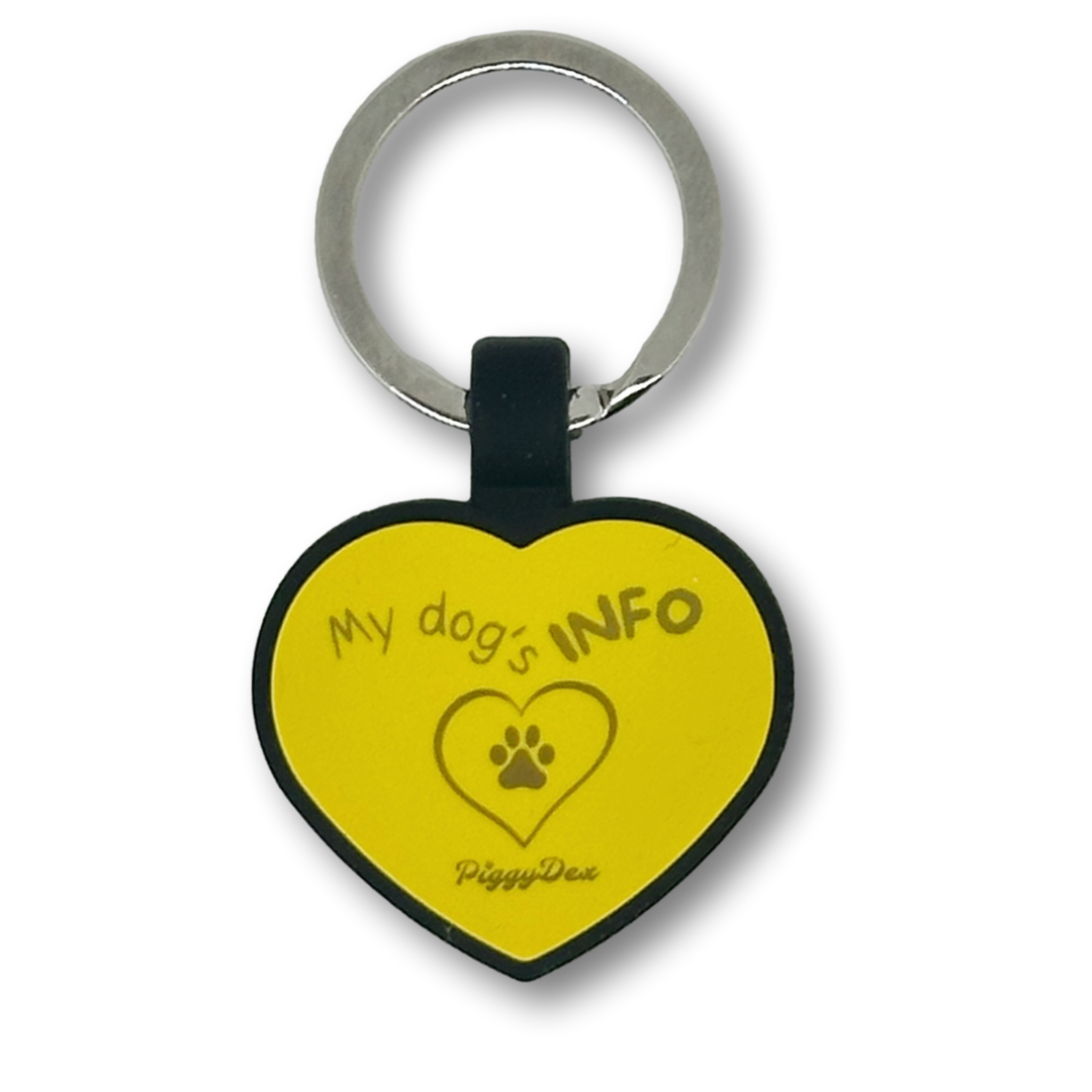Chapa identificativa QR Corazón (6 colores)