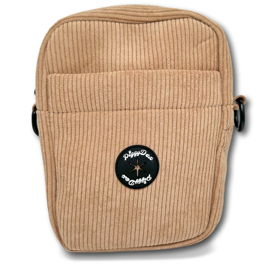 Dog Walking Bag - Corduroy BEIGE (without strap)