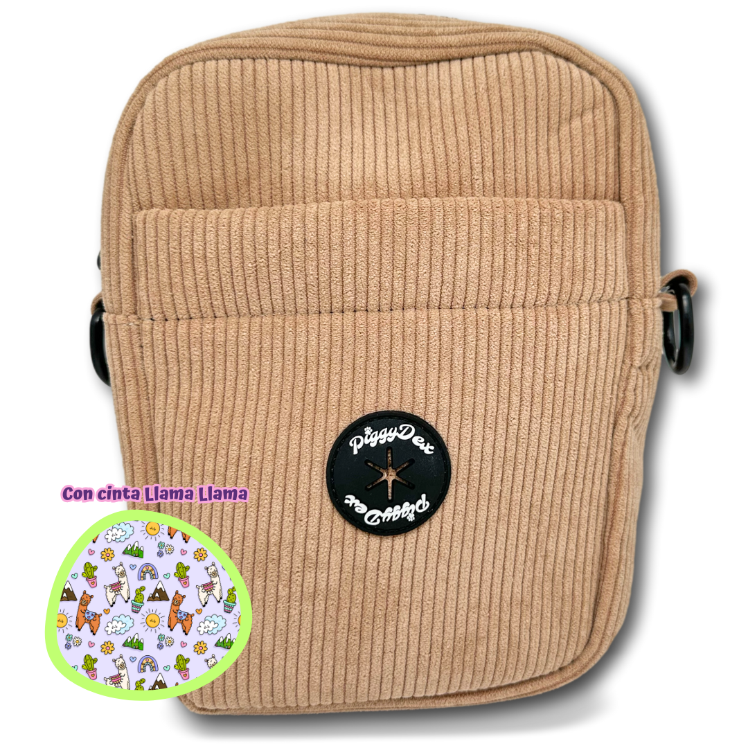 Bolso de paseo pana BEIS (con cinta)