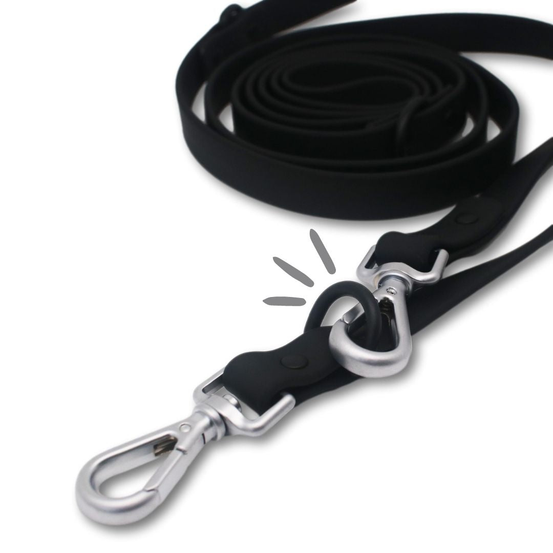 BLACK Waterproof Multiposition Leash