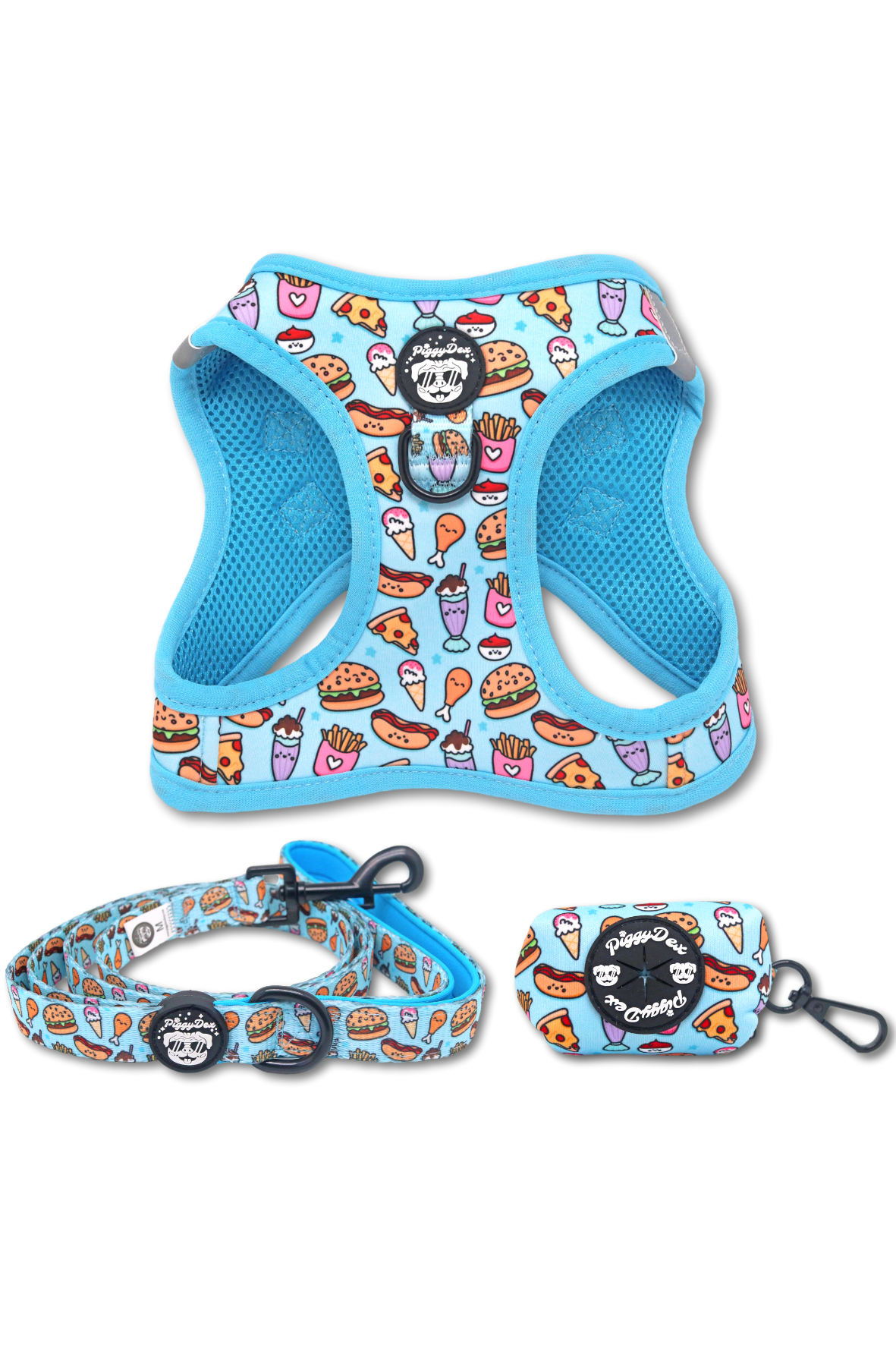 Pack arnés body + correa + portabolsas PIGGYBURGER