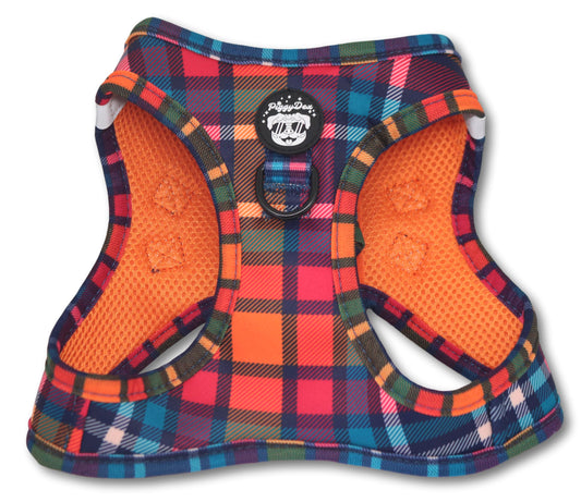 Step-in harness TARTAN POP