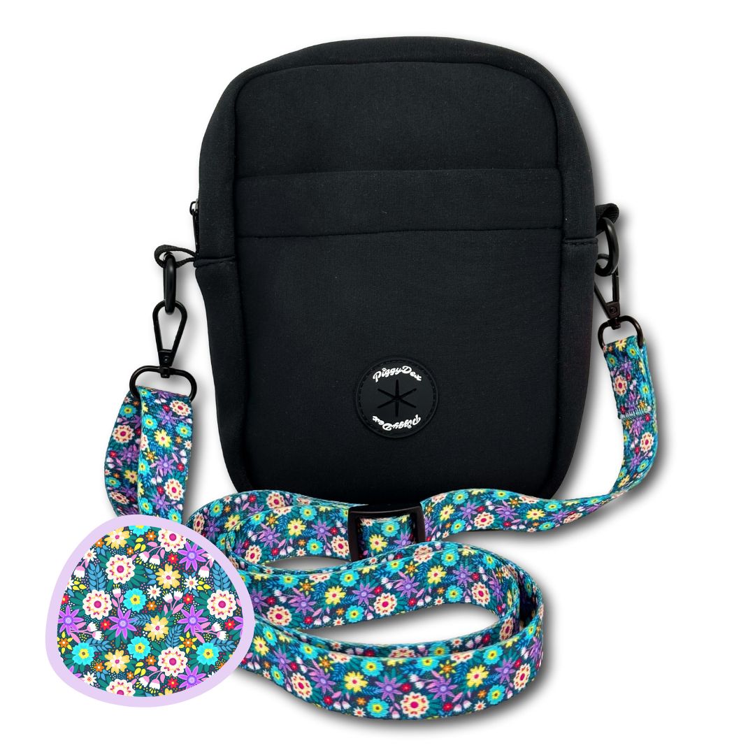Bolso de paseo negro (con cinta)
