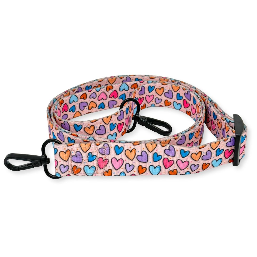 HEARTS strap for Dog Walking Bag