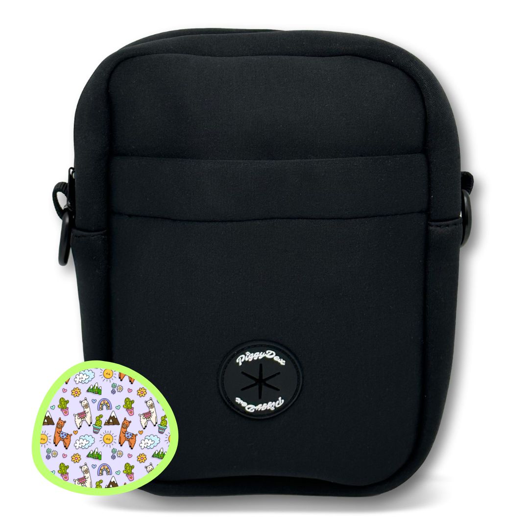 Bolso de paseo negro (con cinta)
