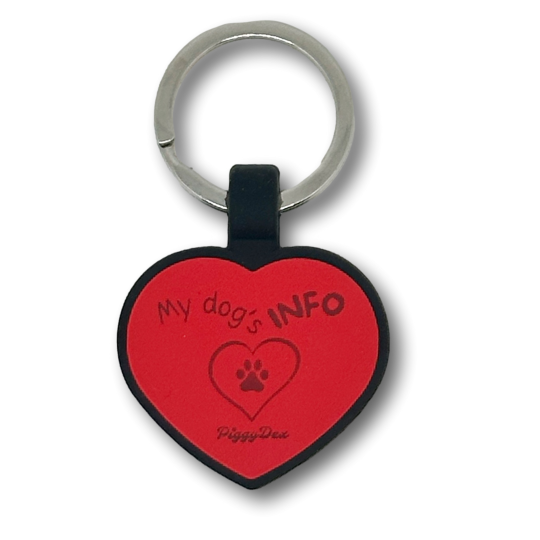 Chapa identificativa QR Corazón (6 colores)