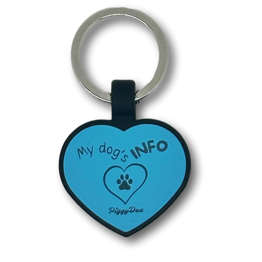 Chapa identificativa QR Corazón (6 colores)