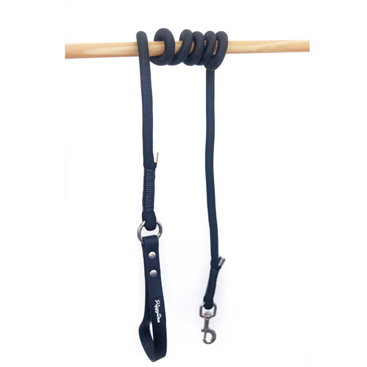 Cord leash BLACK