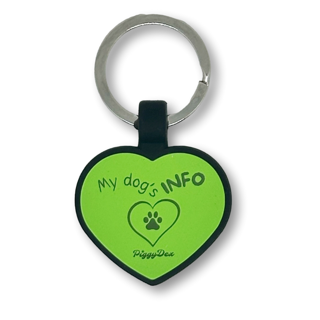 Chapa identificativa QR Corazón (6 colores)