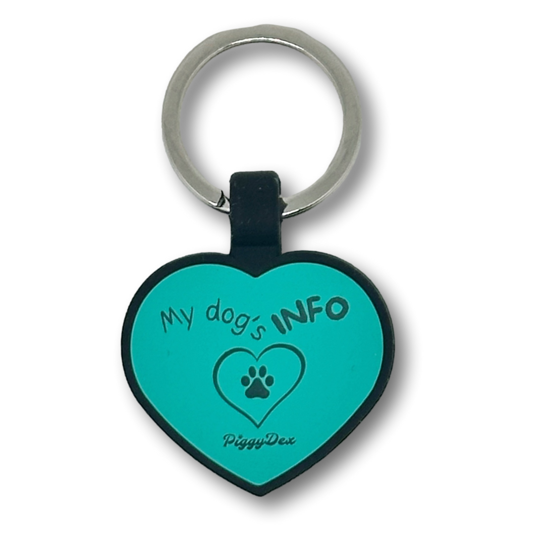 Chapa identificativa QR Corazón (6 colores)
