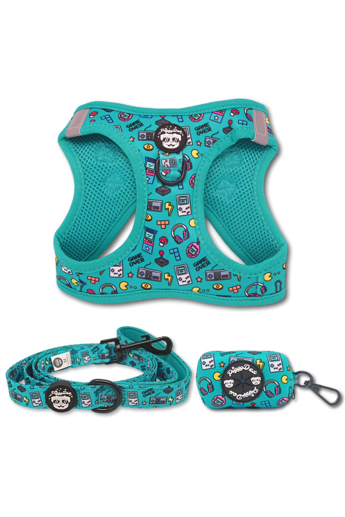 IN THE JUNGLE body harness + leash + bag holder pack