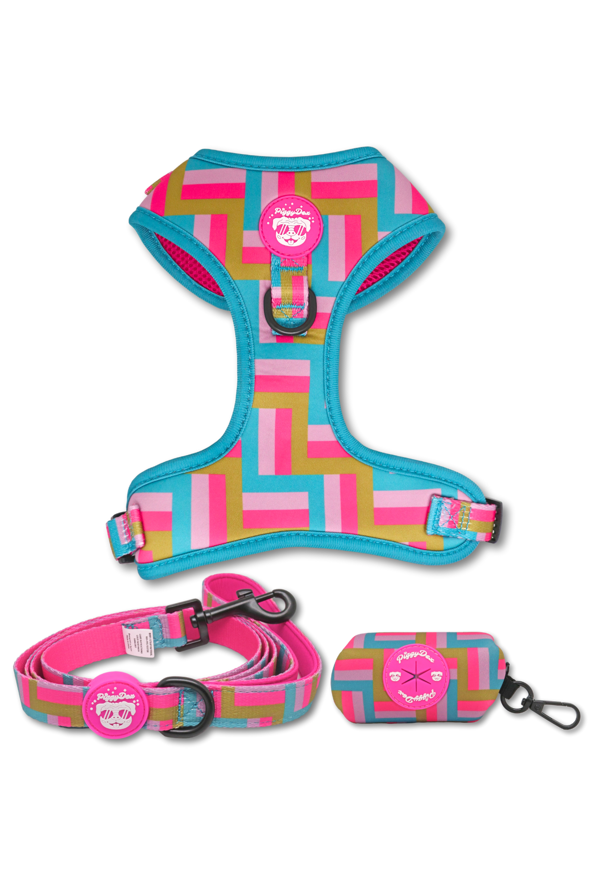 Pack harness + leash + poopbag holder PUMPKIN PATCH