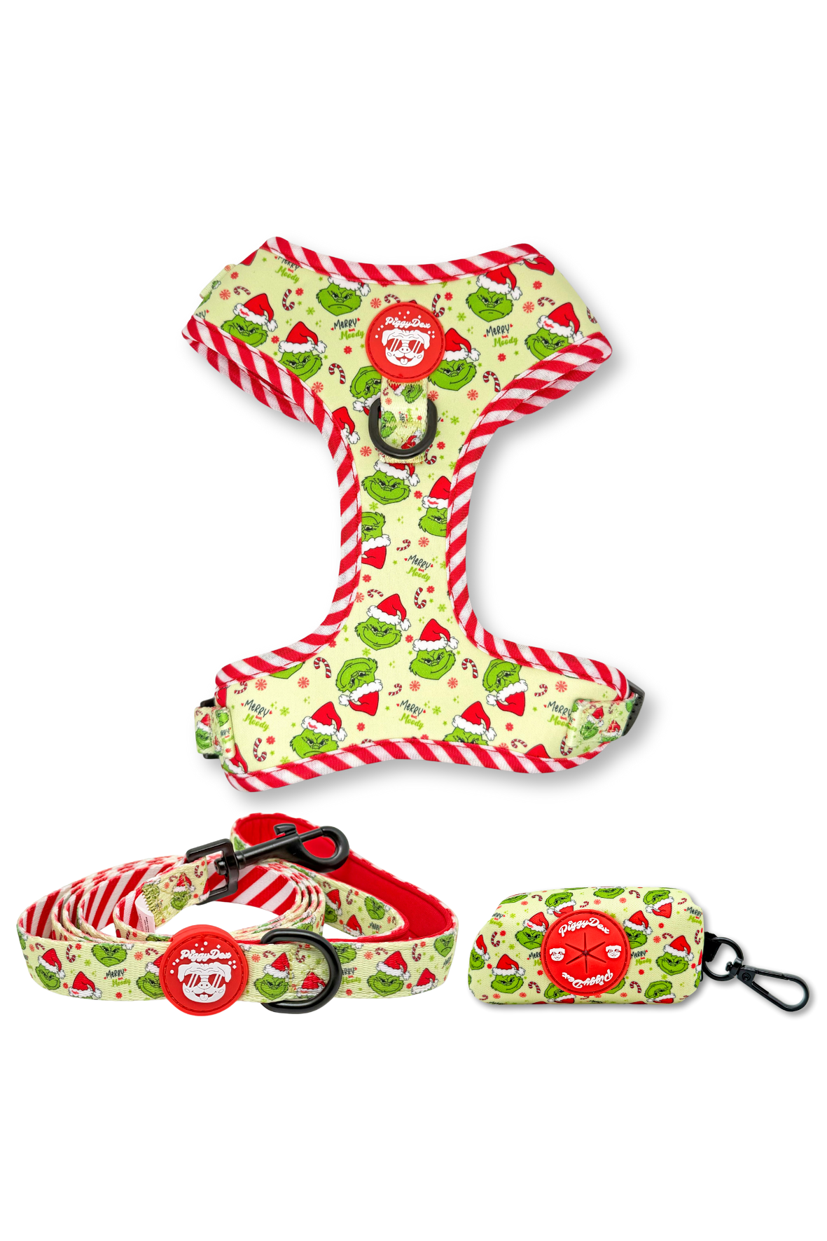 Pack harness + leash + poopbag holder PUMPKIN PATCH