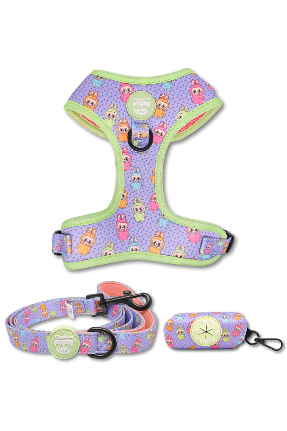 Pack arnés + correa + portabolsas CRITTERS (Edición Limitada)