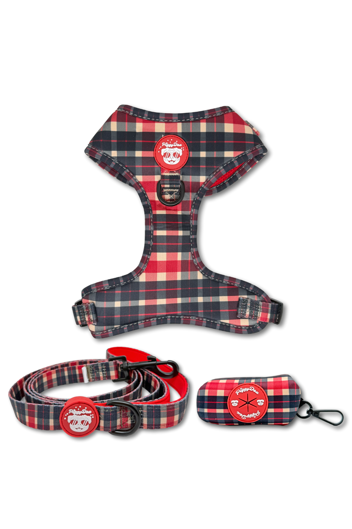 Pack harness + leash + poopbag holder PUMPKIN PATCH